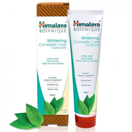 Отбеливающая зубная паста Simply Mint Complete Care Botanique, Himalaya, 150 г