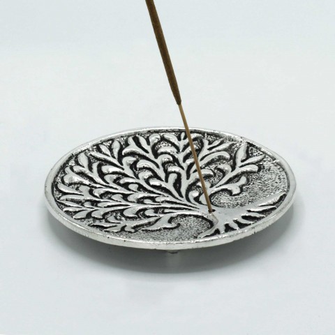 Tuoksuteline Tree of Life, kiillotettua alumiinia, 10 cm