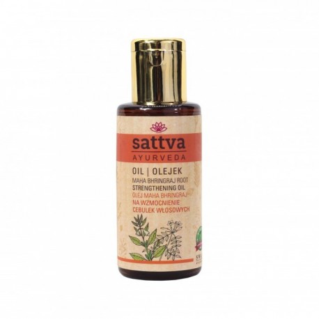 Strengthening hair oil Maha Bhringraj, Sattva Ayurveda, 100ml