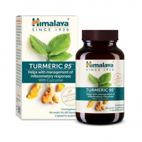 Куркума Turmeric 95 Organic, Himalaya, 60 капсул