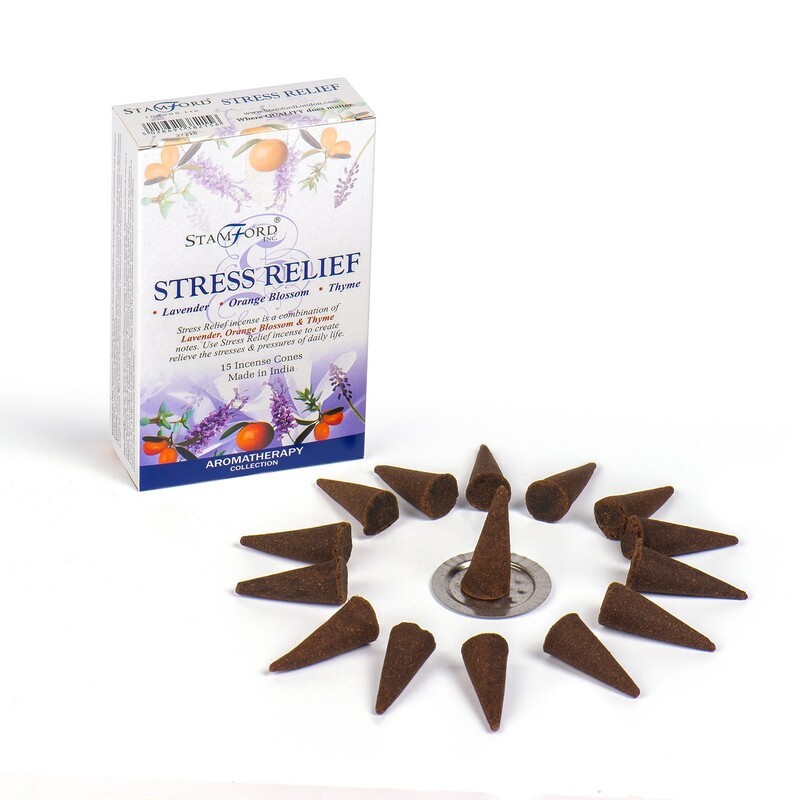 Конусное благовоние Stress Relief, Stamford, 30 г