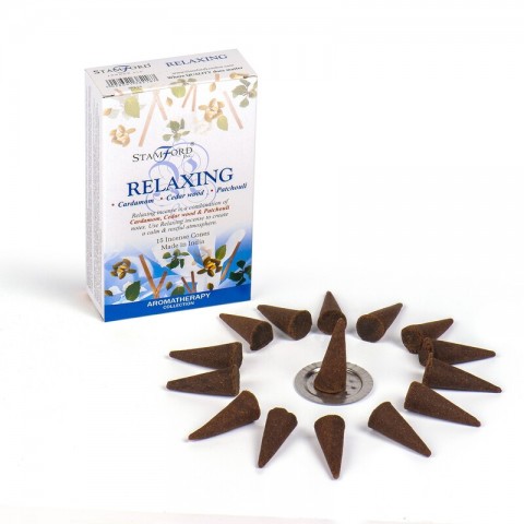 Relaxing cone incense, Stamford, 30g