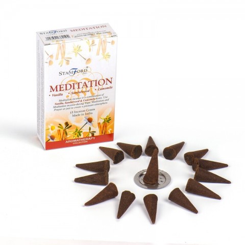 Cone incense Meditation, Stamford, 30g