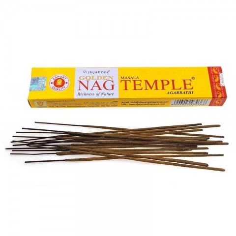 Nag Temple incense sticks, Vijayshree Golden , 15g
