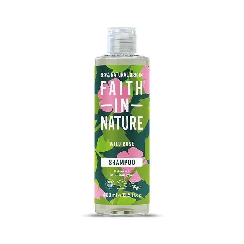 Shampoo Wild Rose, Faith In Nature, 400ml