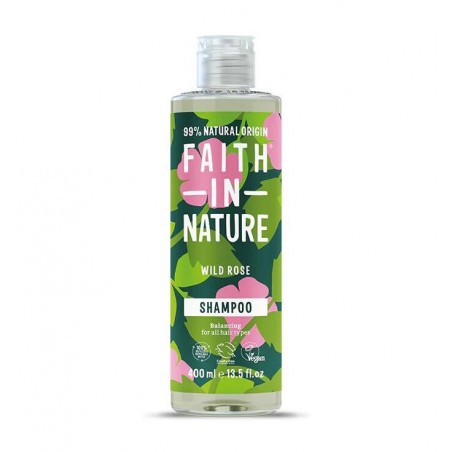 Shampoo Villiruusu, Faith In Nature, 400ml