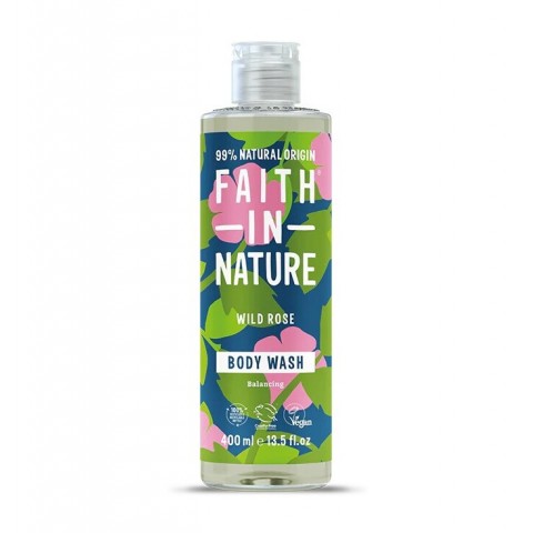 Shower gel Wild Rose, Faith In Nature, 400ml