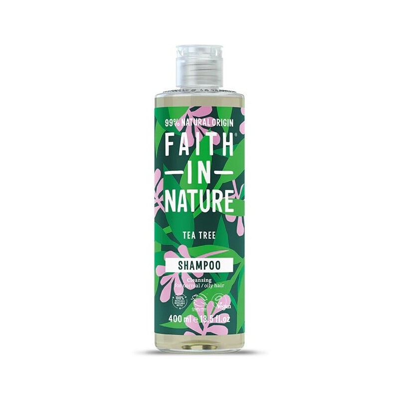 Shampoo with tea tree, Faith In Nature, 400ml