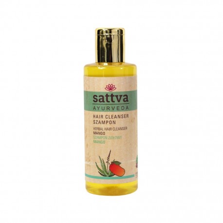 Moisturizing hair shampoo with mango Mango, Sattva Ayurveda, 210ml