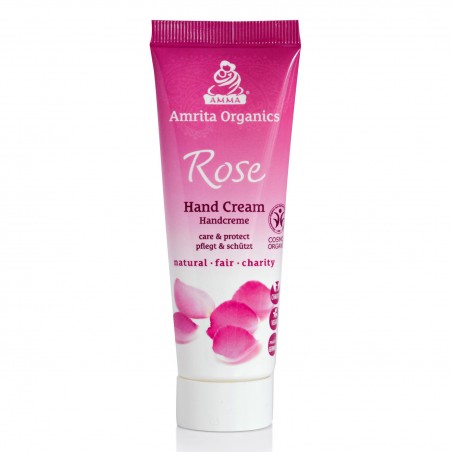 Hand cream Rose Bio, Amrita Organics, 50ml