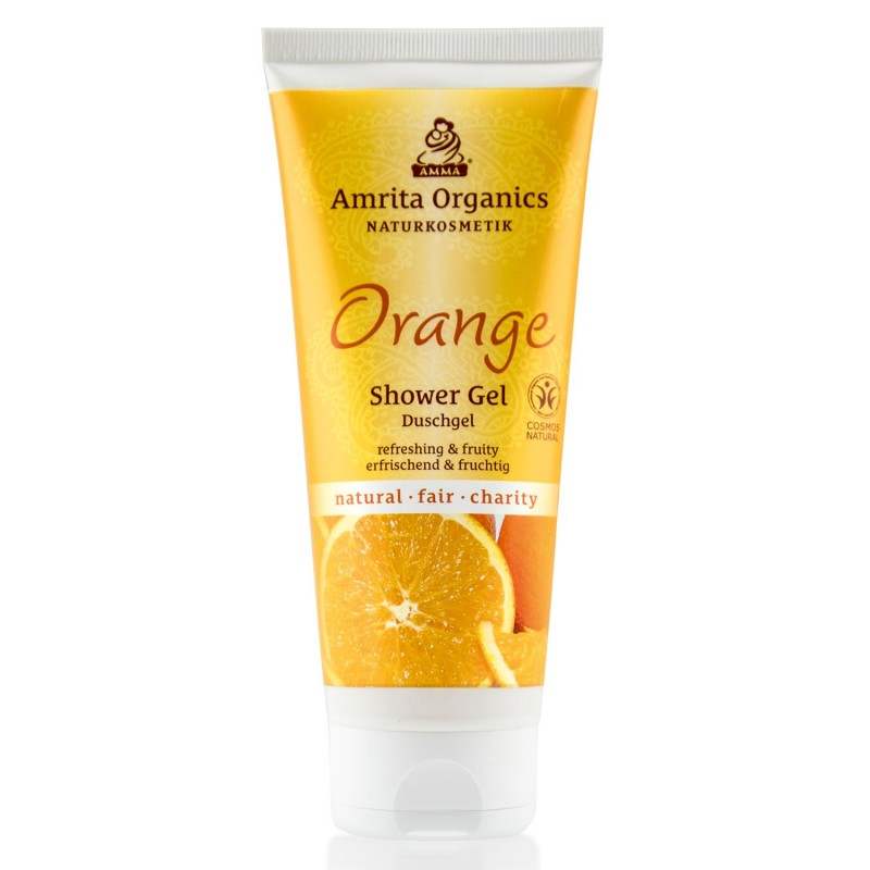 Suihkugeeli Oranssi, Amrita Organics, 200ml