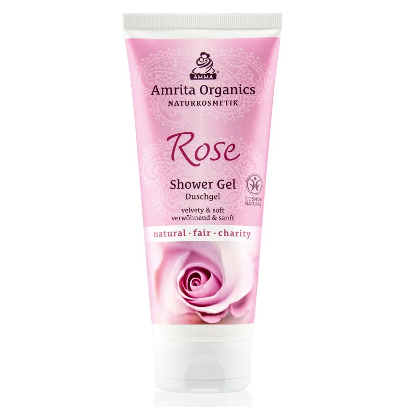 Shower gel Rose, Amrita Organics, 200ml