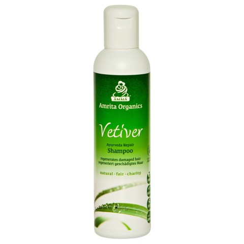 Korjaava shampoo Vetiver, Amrita Organics, 200ml