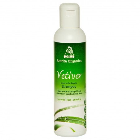 Korjaava shampoo Vetiver, Amrita Organics, 200ml