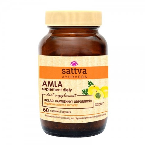 Пищевая добавка Амла, Sattva Ayurveda, 60 капсул