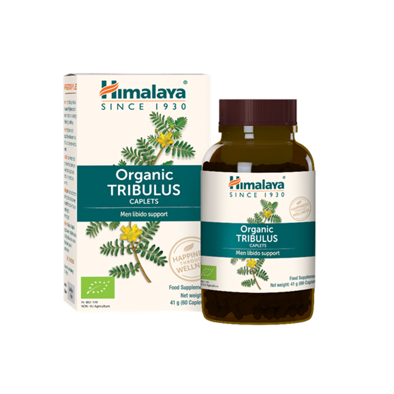 Food supplement for men Tribulus Organic, Himalaya, 60 tablets