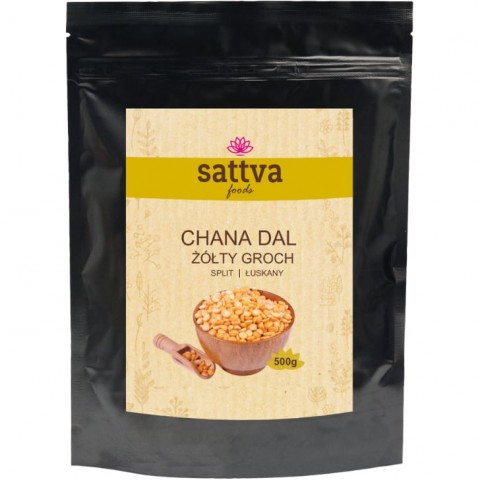 Разделенный нут Chana Dal, Sattva Foods, 500г