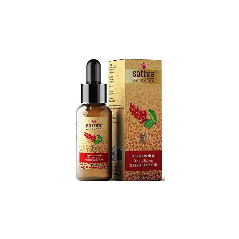 Ruusunmarjaöljy Rosehip, Sattva Ayurveda, 50ml