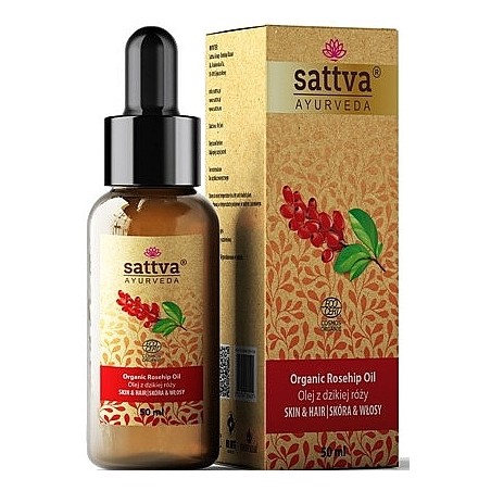 Ruusunmarjaöljy Rosehip, Sattva Ayurveda, 50ml