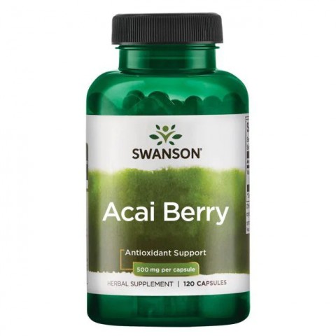 Acai Marjauute, Swanson, 500mg, 120 kapselia