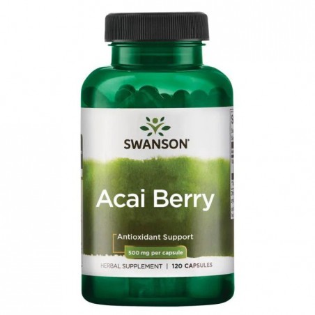 Acai Marjauute, Swanson, 500mg, 120 kapselia