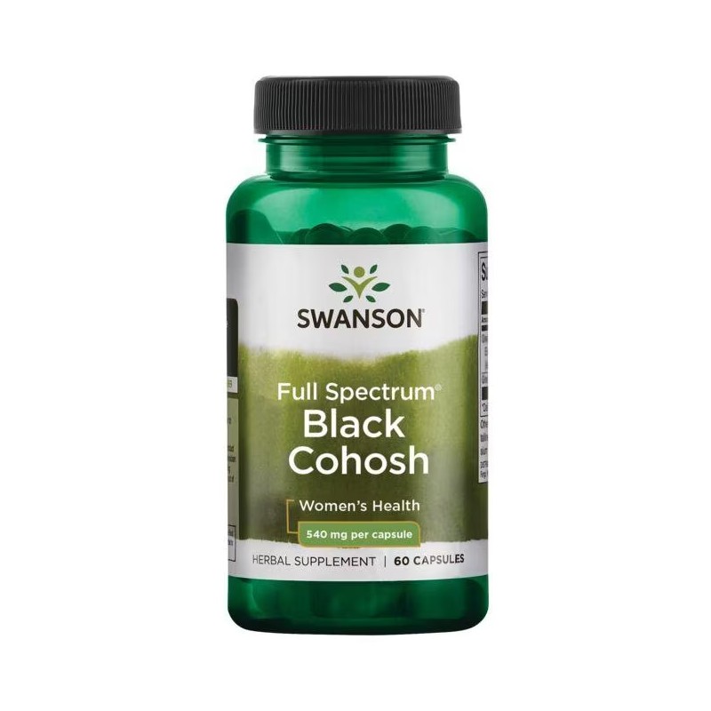 Full Spectrum Black Cohosh, Swanson, 540mg, 60 kapselia Full Spectrum Black Cohosh, Swanson, 540mg, 60 kapselia