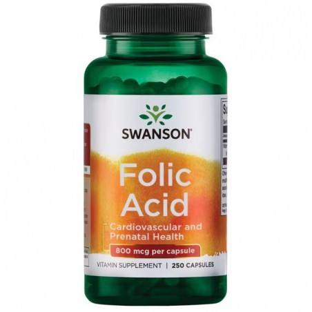 Foolihappo, Swanson, 800mcg, 250 kapselia