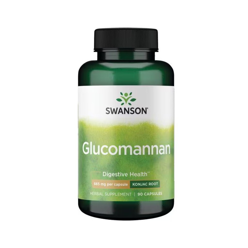 Glukomannaani, Swanson, 665mg, 90 kapselia Glukomannaani, Swanson, 665mg, 90 kapselia