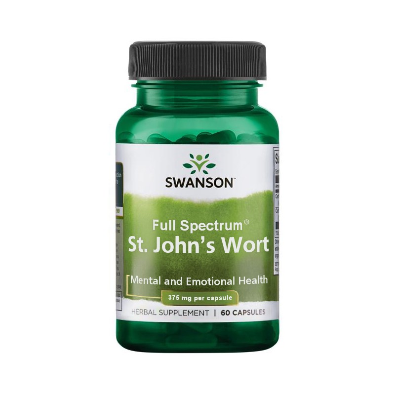 Mäkikuisma, Swanson, 375mg, 60 kapselia Mäkikuisma, Swanson, 375mg, 60 kapselia
