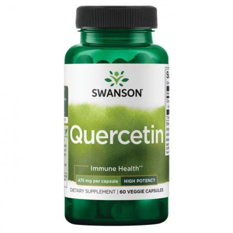 Kversetiini, Swanson, 475mg, 60 kapselia