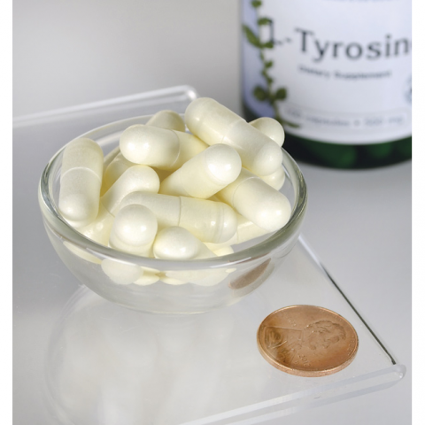 L-Tyrosine, Swanson, 500mg, 100 capsules