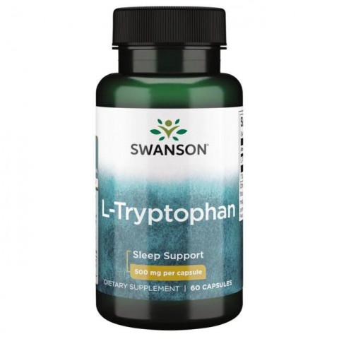 L-Tryptophan, Swanson, 500mg, 60 capsules