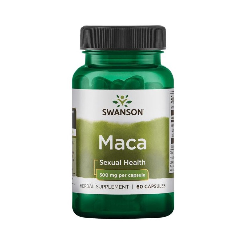 Maca, Swanson, 500mg, 60 kapselia Maca, Swanson, 500mg, 60 kapselia