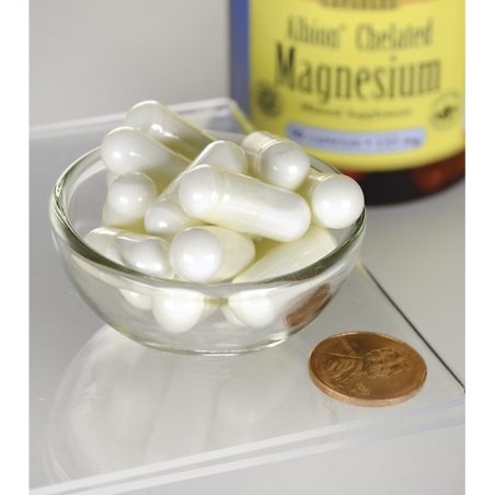 Magnesiumbisglysinaatti, Swanson, 700mg, 90 kapselia