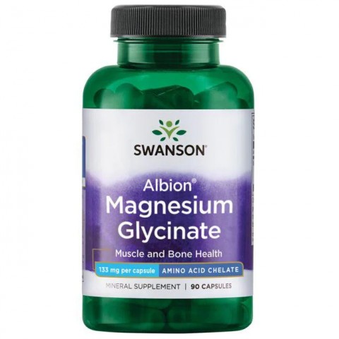 Magnesiumbisglysinaatti, Swanson, 700mg, 90 kapselia