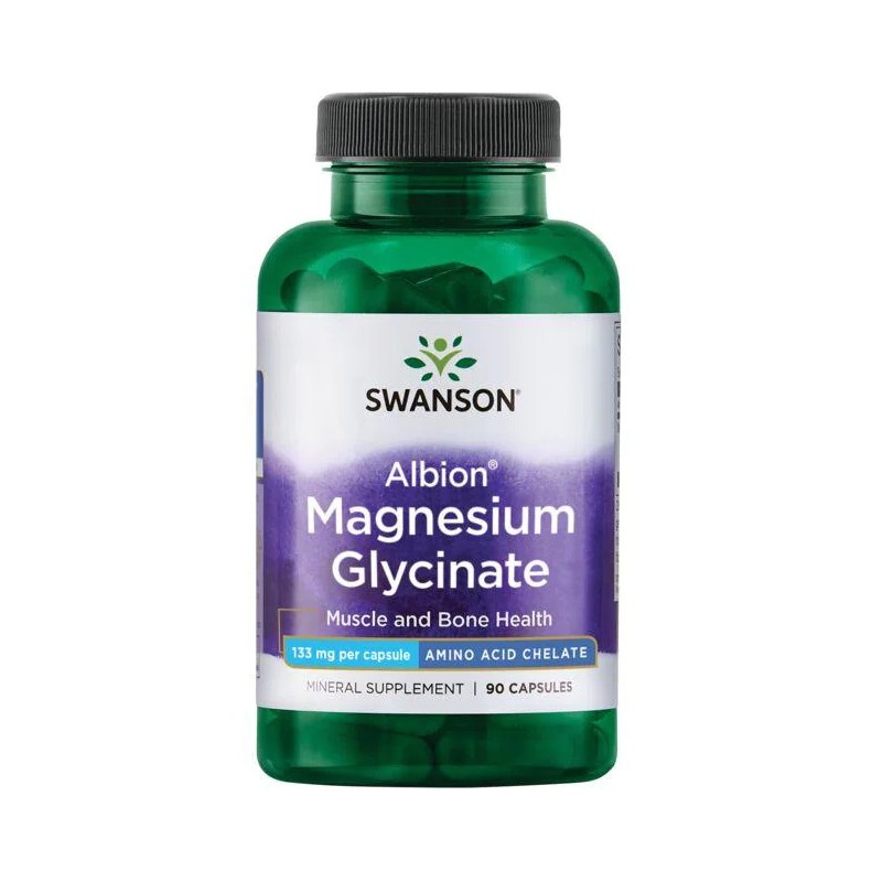 Magnesiumbisglysinaatti, Swanson, 700mg, 90 kapselia Magnesiumbisglysinaatti, Swanson, 700mg, 90 kapselia