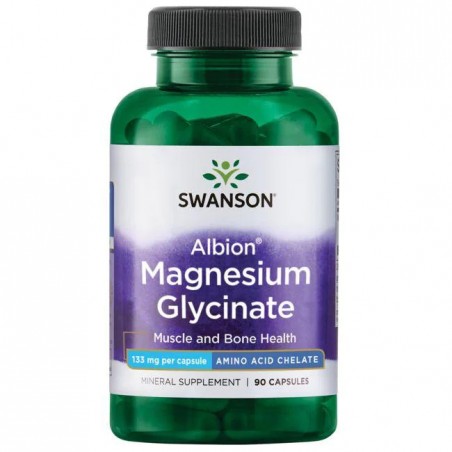 Magnesiumbisglysinaatti, Swanson, 700mg, 90 kapselia