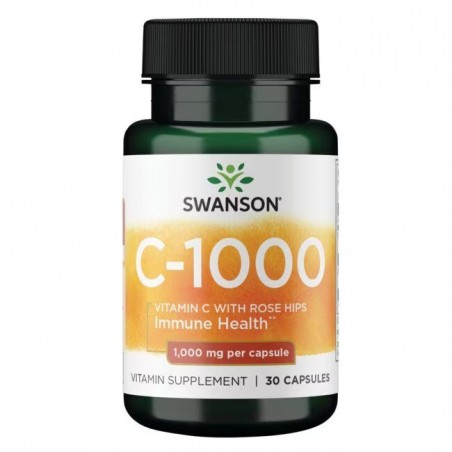 C-vitamiini ohdakeuutteella, Swanson, 1000mg, 30 kapselia