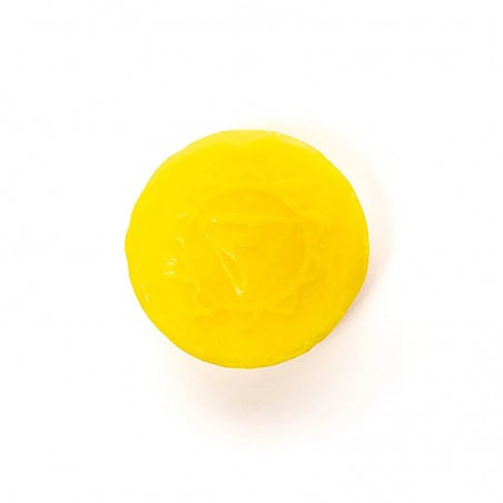 Solar Plexus Chakra Soap in Palm Leaf Manipura, Holy Lama, 100g