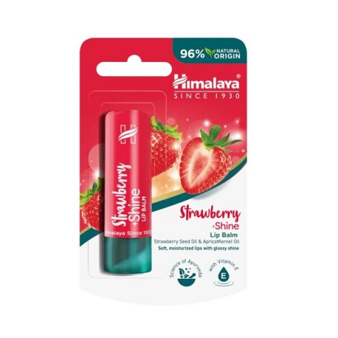 Strawberry Gloss Lip Balm, Himalaya, 4.5g