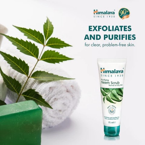 Puhdistava kasvokuorinta Neem, Himalaya, 75ml