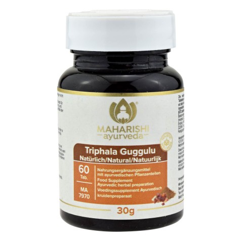 Ravintolisä Triphala Guggulu, Maharishi Ayurveda, 60 tablettia