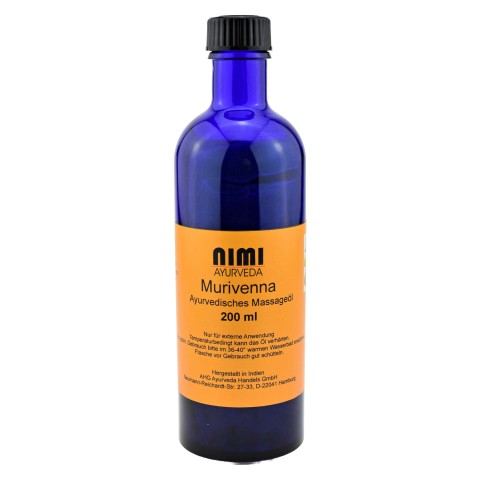 Vartalohierontaöljy Murivena, Nimi Ayurveda, 200 ml