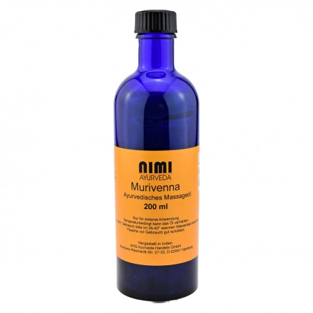 Vartalohierontaöljy Murivena, Nimi Ayurveda, 200 ml