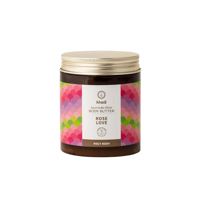 Ayurvedinen vartalovoi Ruusu Rakkaus, Khadi, 250 ml Ayurvedinen vartalovoi Ruusu Rakkaus, Khadi, 250 ml