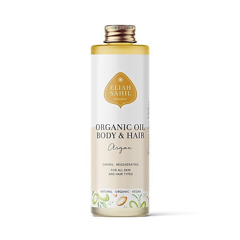 Orgaaninen Argan hius- ja vartaloöljy, Eliah Sahil, 100ml