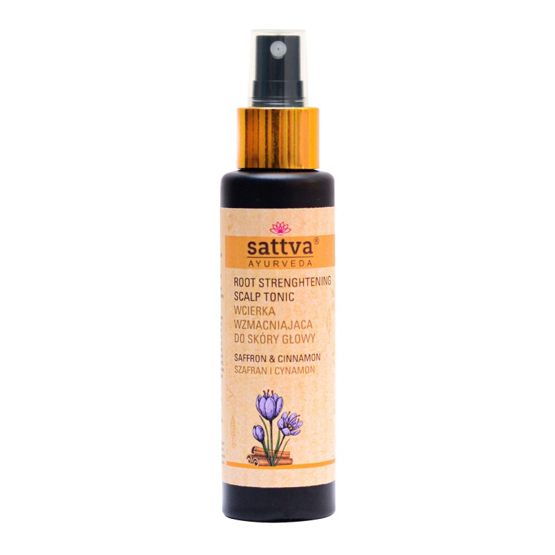 Hiusten ja hiuspohjan tonic Cinnamon&Safron, Sattva Ayurveda, 100ml