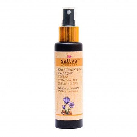 Hiusten ja hiuspohjan tonic Cinnamon&Safron, Sattva Ayurveda, 100ml