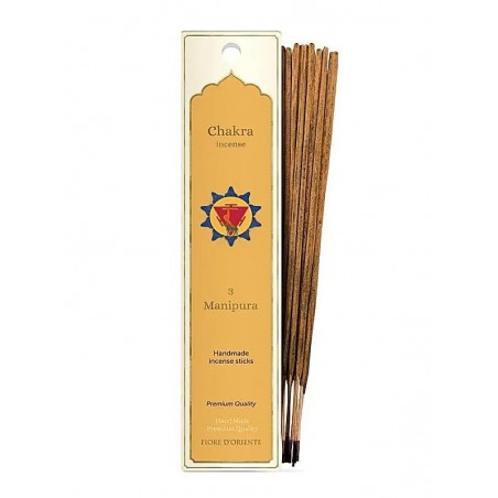 Manipura chakra incense Fiore D'Oriente, 12 g, 8 pcs.