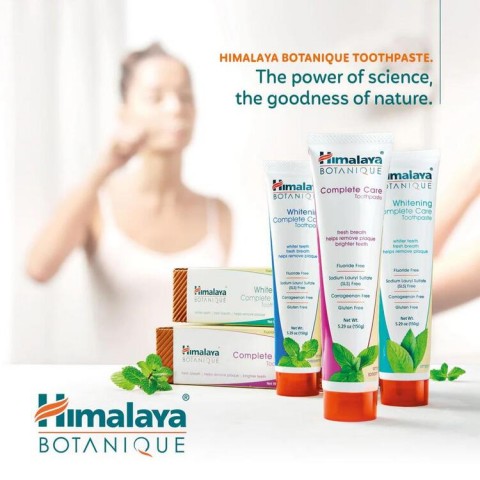 Valkaiseva hammastahna Simply Mint Complete Care Botanique, Himalaya, 150g